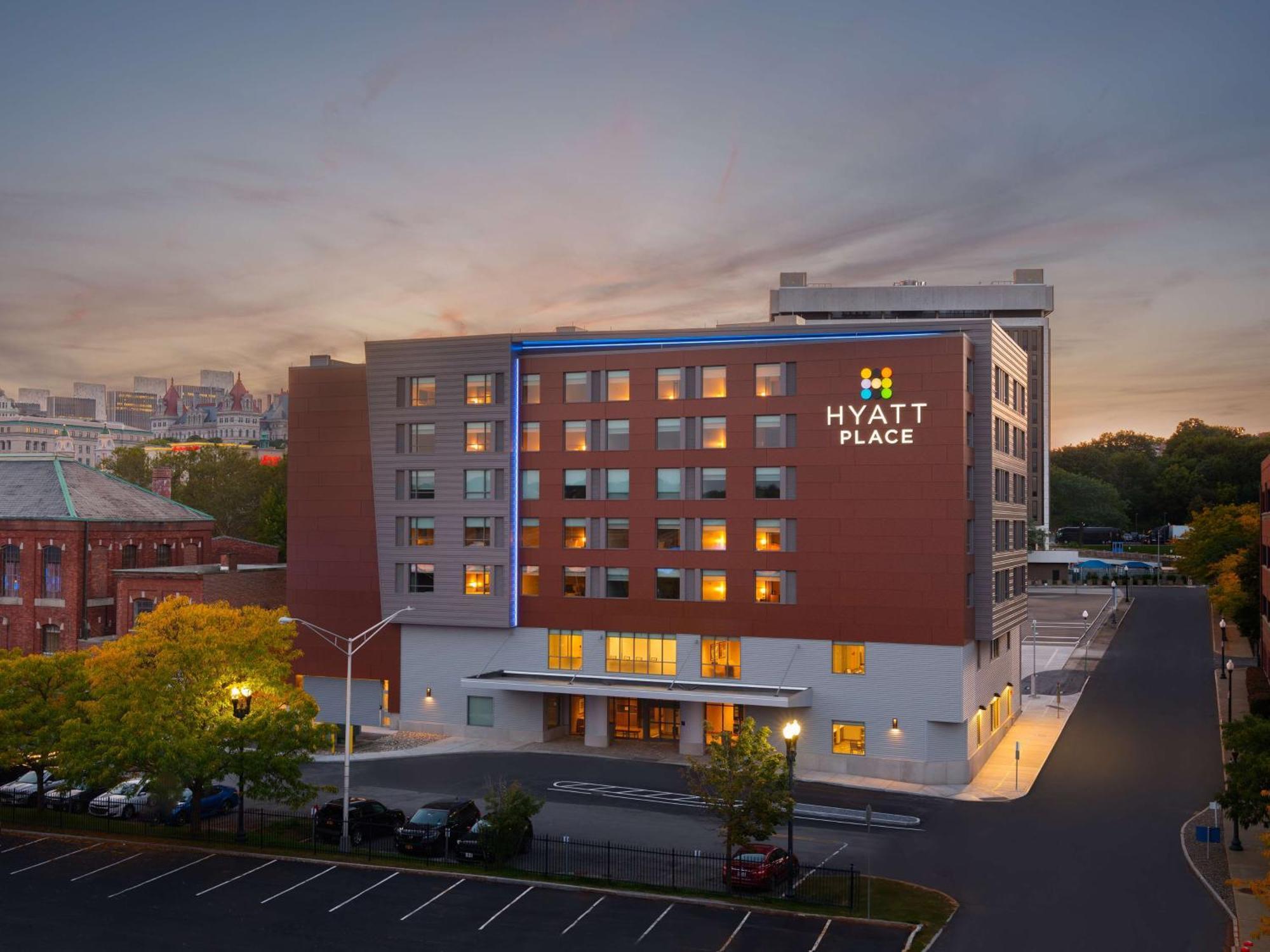 Hotel Hyatt Place Albany Downtown Exterior foto